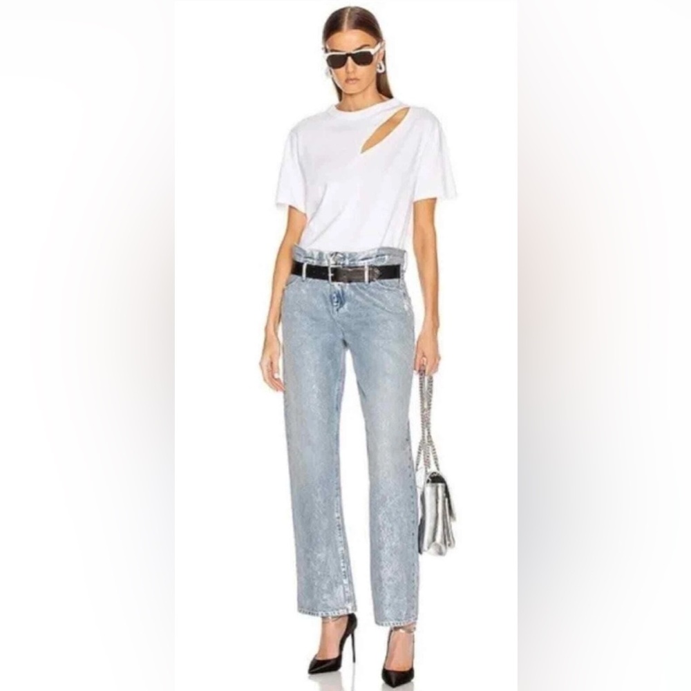 NWT - RtA Dexter Metallic Jeans - Size Small